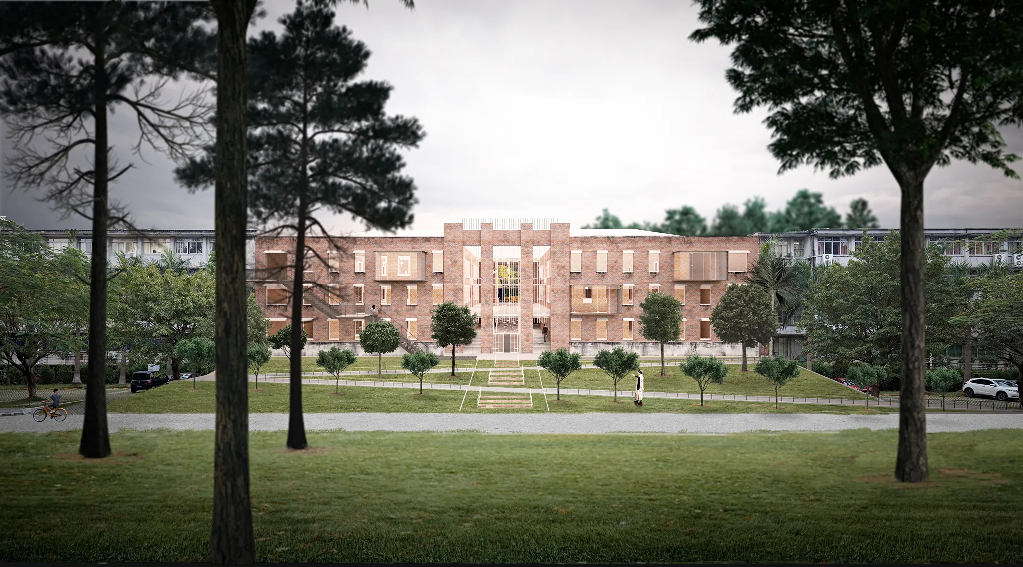 Rendering-Main facade
