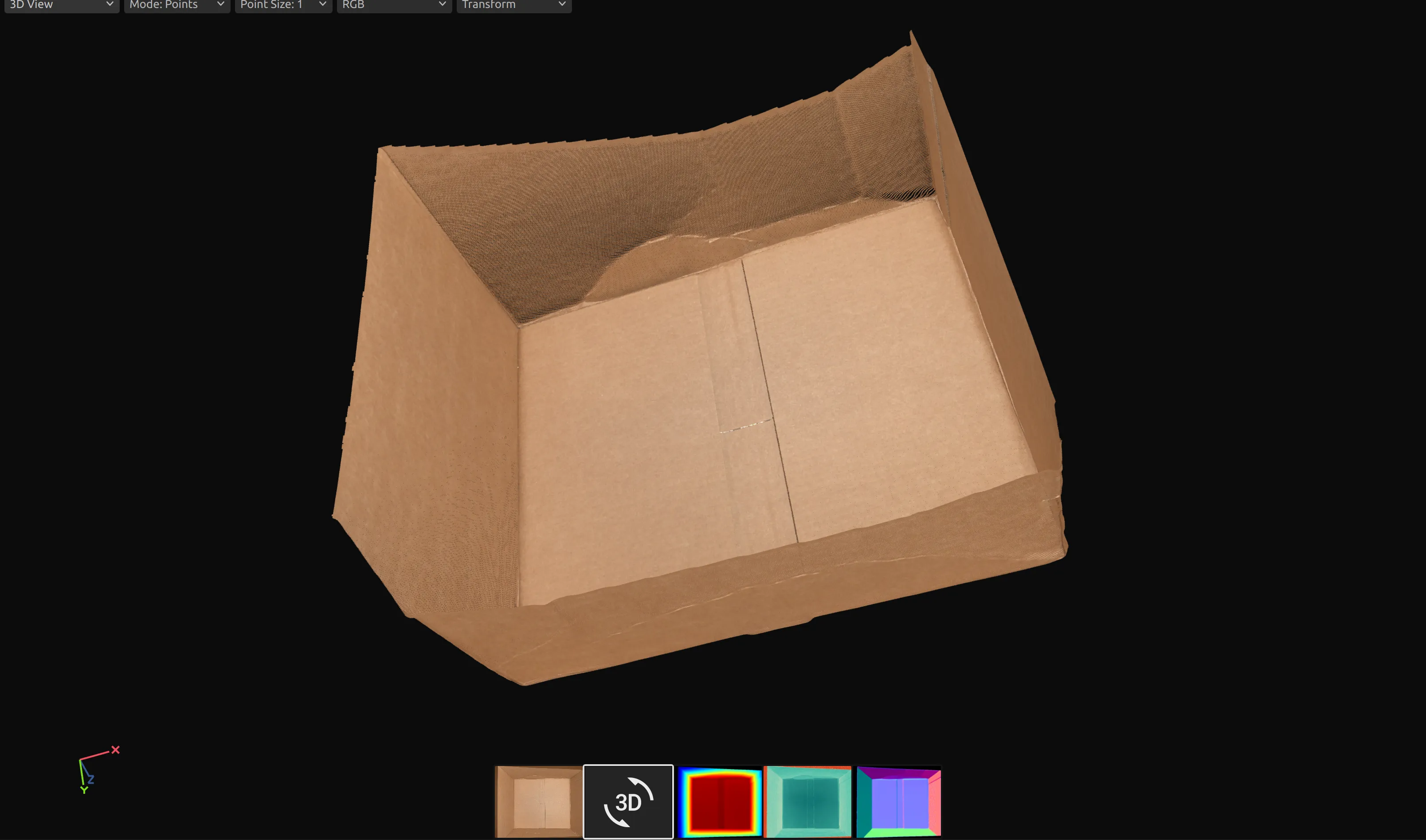 3D scanned calibration object