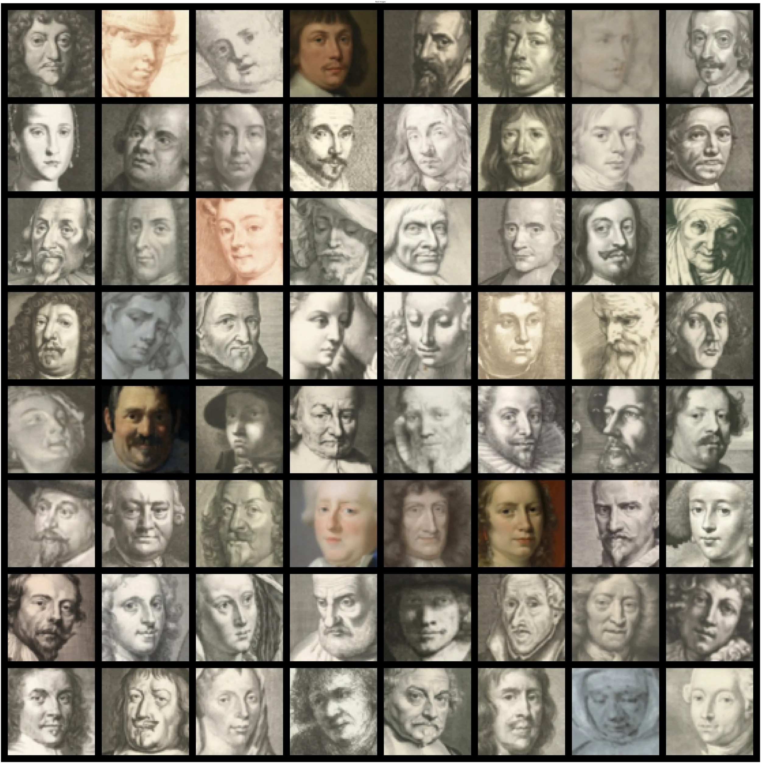 Faces from Dutch painting back in Renaissance
