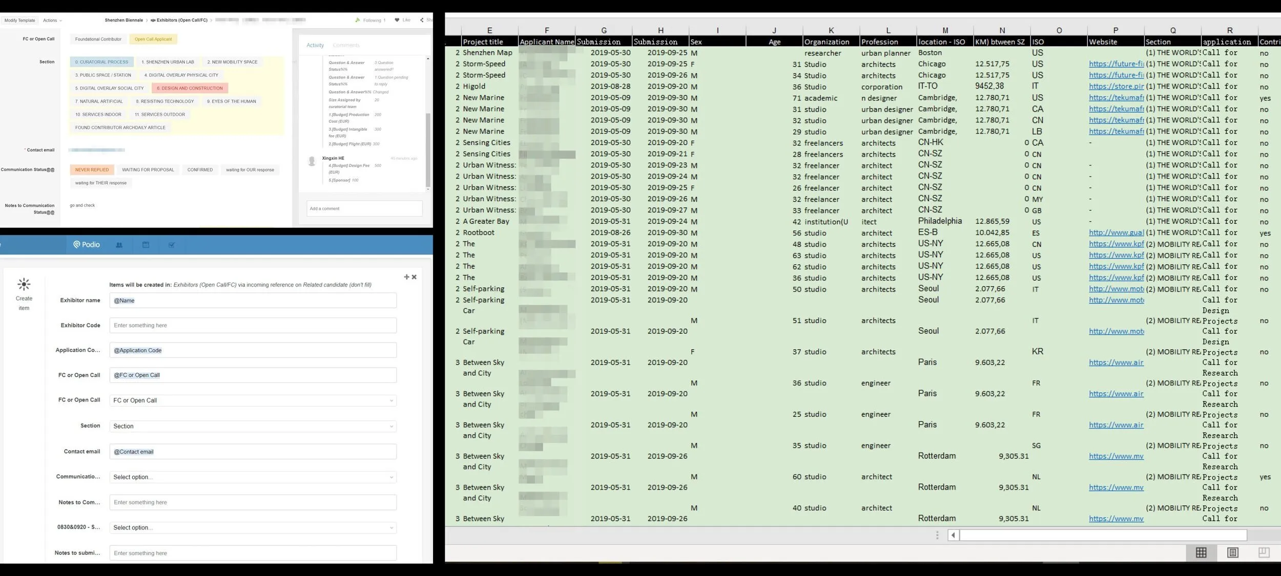 Open Call Data