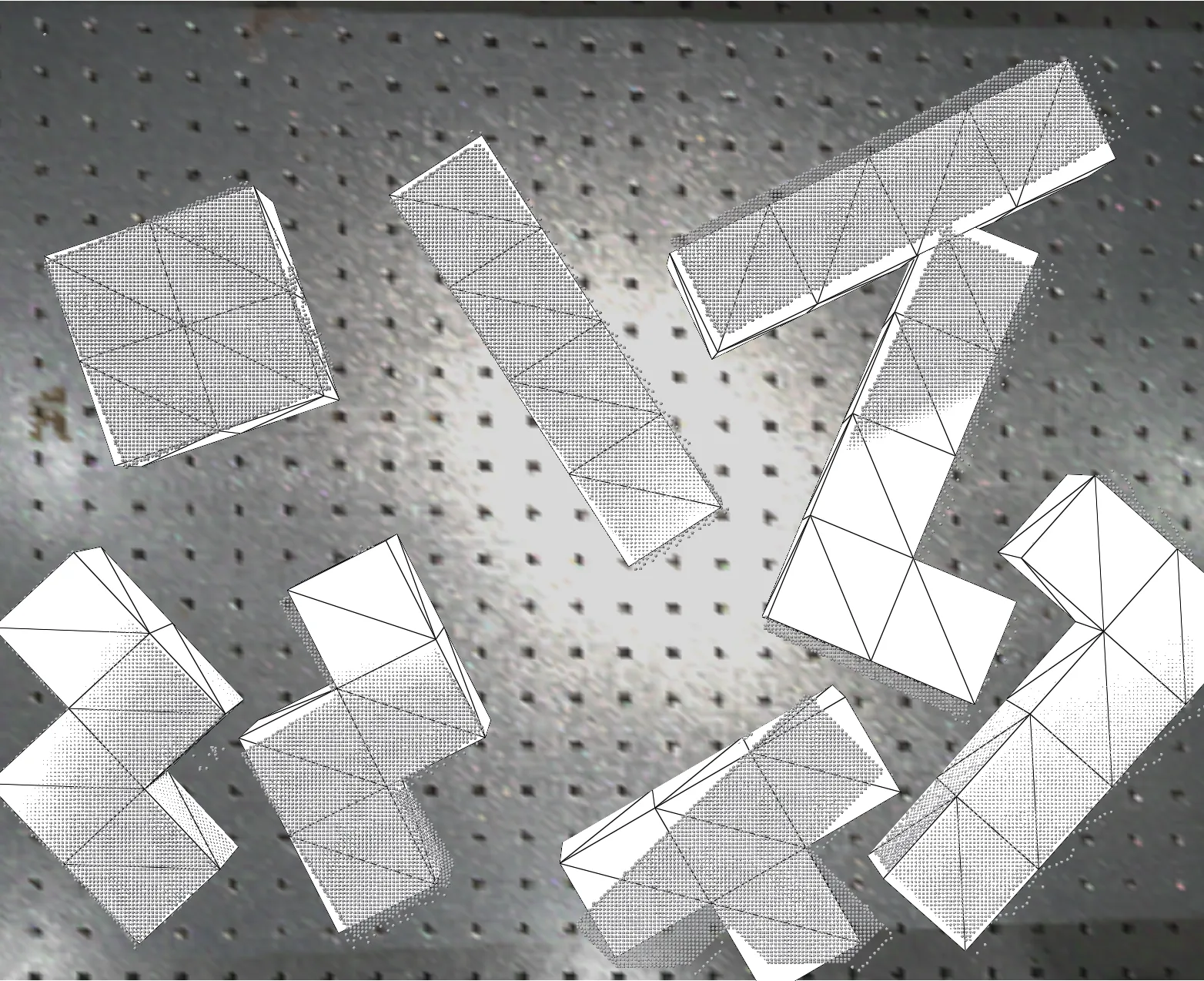 Pose predictions on calibrated workspace