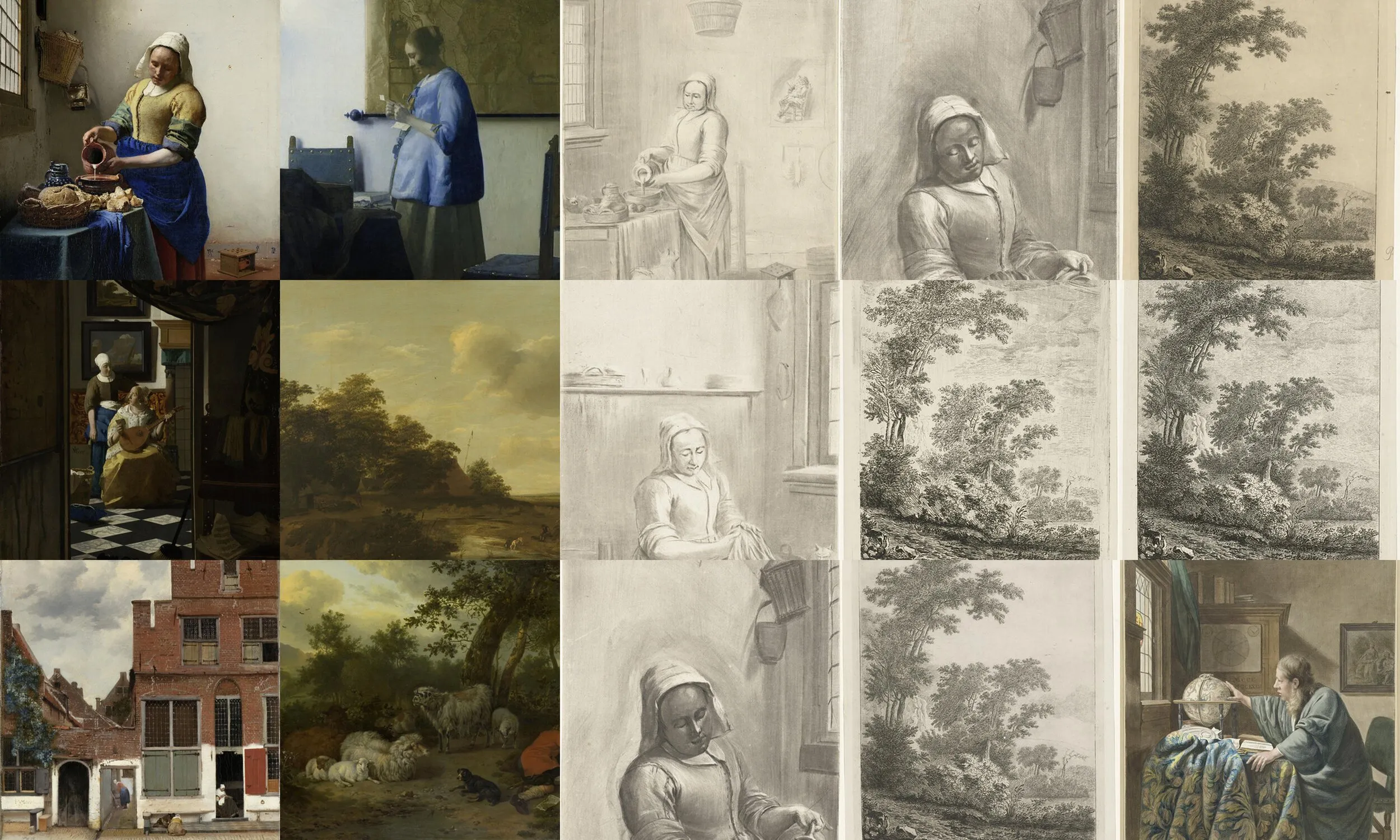Artwork by Vermeer